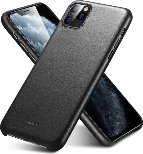 ESR Oxford Leather Back Cover Μαύρο (iPhone 11 Pro Max)