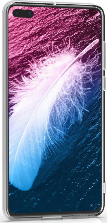 KWmobile TPU Indian Sun Back Cover Διάφανη / Blue / Dark Pink (Huawei P40)