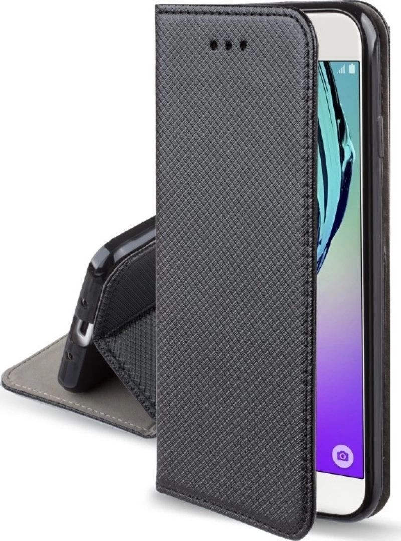 Smart Magnet Book Δερματίνης Μαύρο (Galaxy J7 2017)