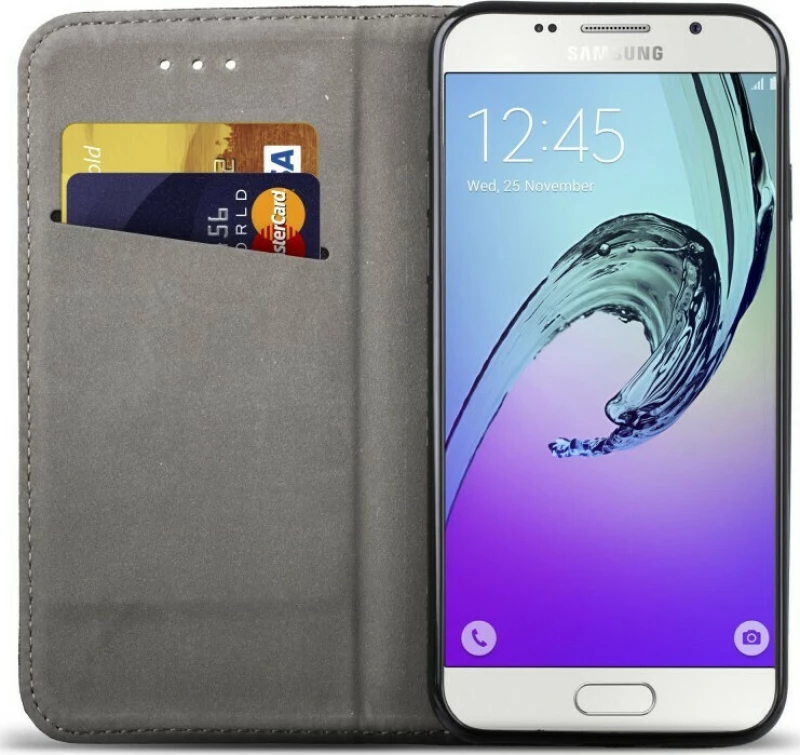 Smart Magnet Book Δερματίνης Μαύρο (Galaxy J7 2017)