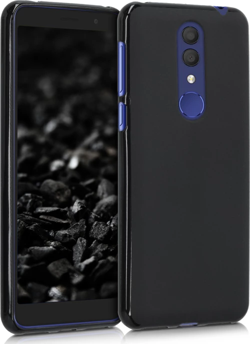 KWmobile Back Cover Σιλικόνης Μαύρο (Alcatel 1X 2019)