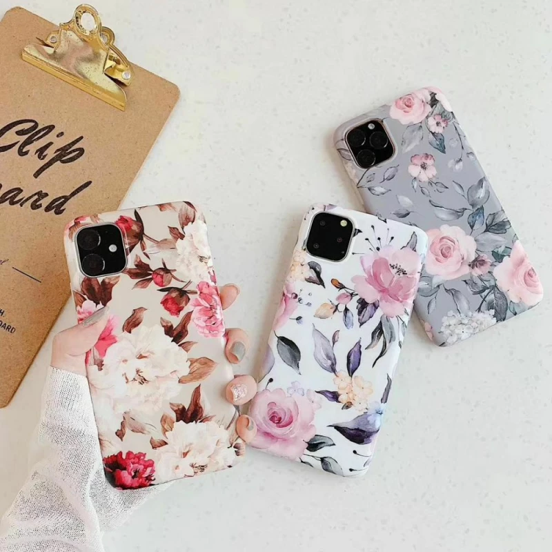 Floral Back Cover Σιλικόνης (Galaxy M21)