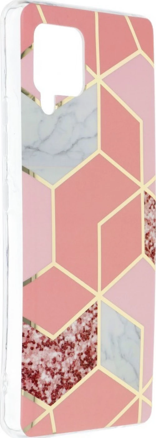 Forcell Marble Cosmo Back Cover Πολύχρωμο Design 02 (Galaxy A42)