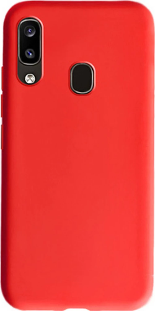 Soft Touch Back Cover Σιλικόνης Κόκκινο (Galaxy A20e)