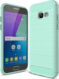 Brushed TPU Carbon Πράσινο (Galaxy A3 2017)