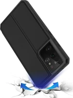 Dux Ducis Skin X Book Συνθετική Μαύρο (Galaxy S21 Ultra 5G)