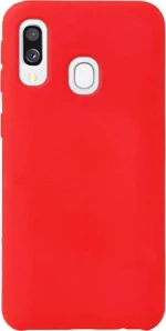 Back Cover Σιλικόνης Κόκκινο (Galaxy A40)
