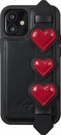 Kingxbar Sweet Series with Swarovski Crystals Back Cover Δερματίνης Μαύρο (iPhone 12 Pro Max)