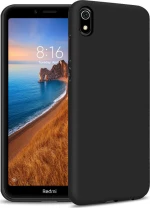 Back Cover Σιλικόνης Μαύρο (Redmi 7A)