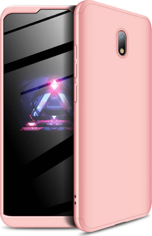 GKK 360 Full Cover Ροζ Χρυσό (Redmi 8A)