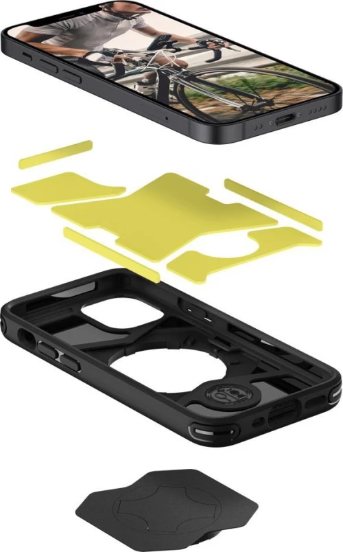 Spigen Gearlock Bike Mount Back Cover Πλαστικό Μαύρο (iPhone 12 mini)