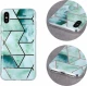 Geometric Marmur Case Back Cover (Xiaomi Redmi 9) green