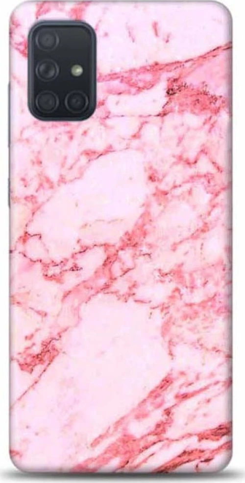 Wozinsky Marble TPU Back Cover Σιλικόνης Ροζ (Galaxy A71)