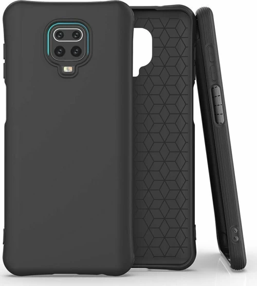 Soft Color Back Cover Σιλικόνης Μαύρο (Redmi Note 9S / 9 Pro / 9 Pro Max)