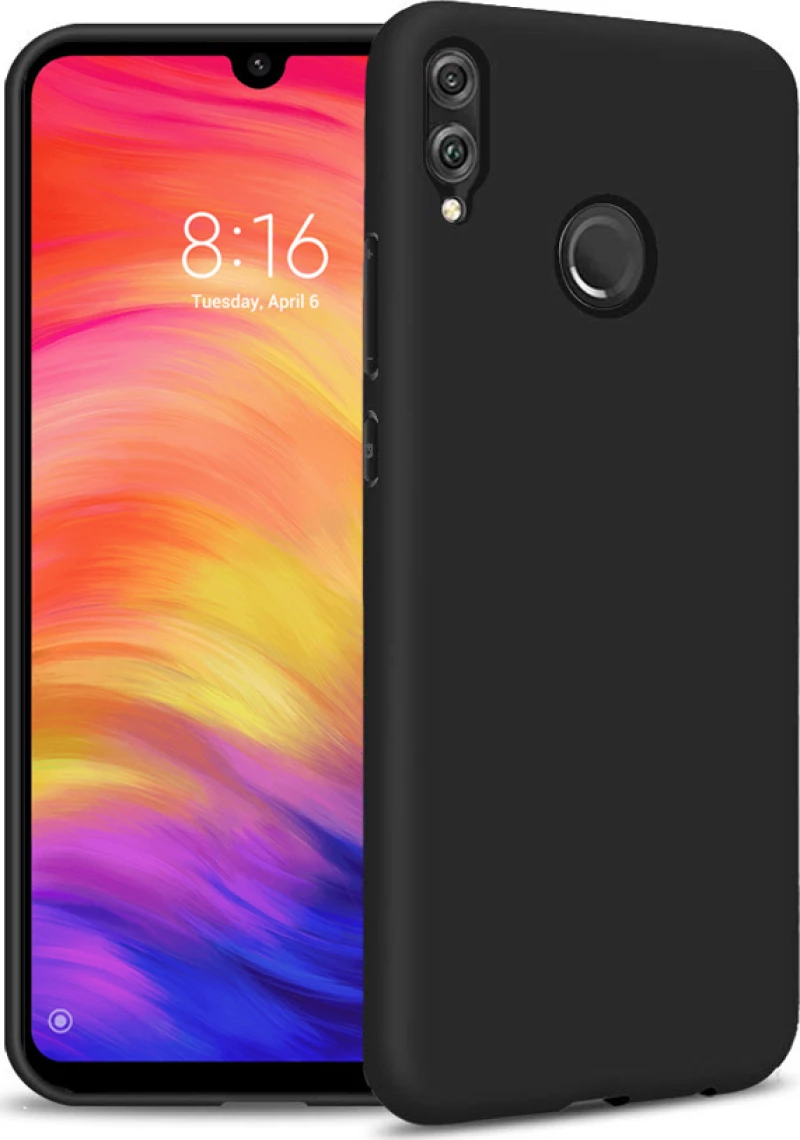 Back Cover Σιλικόνης Μαύρο (Xiaomi Redmi Note 7 / 7 Pro)
