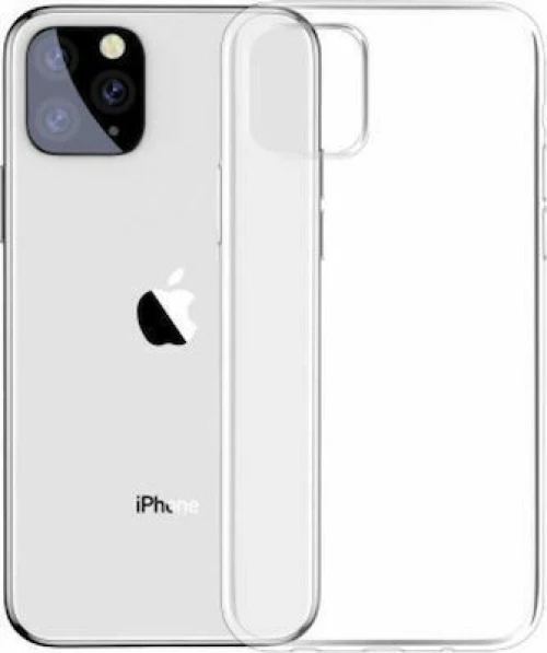 Forcell Antibacterial Back Cover Σιλικόνης Διάφανο (iPhone 11 Pro)
