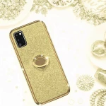 Diamond Ring Back Cover Σιλικόνης Χρυσό (Galaxy A41)