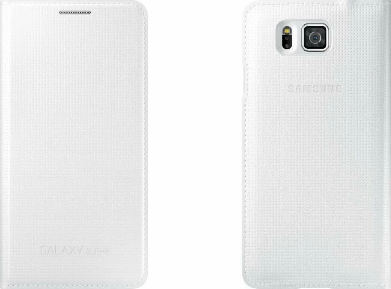 Samsung Flip Cover White (G850 Galaxy Alpha)