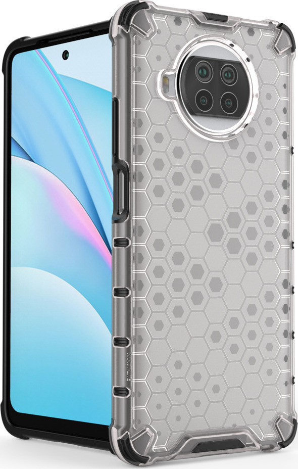 Hurtel Honeycomb Back Cover Συνθετική Ανθεκτική Διάφανο (Xiaomi Mi 10T Lite)