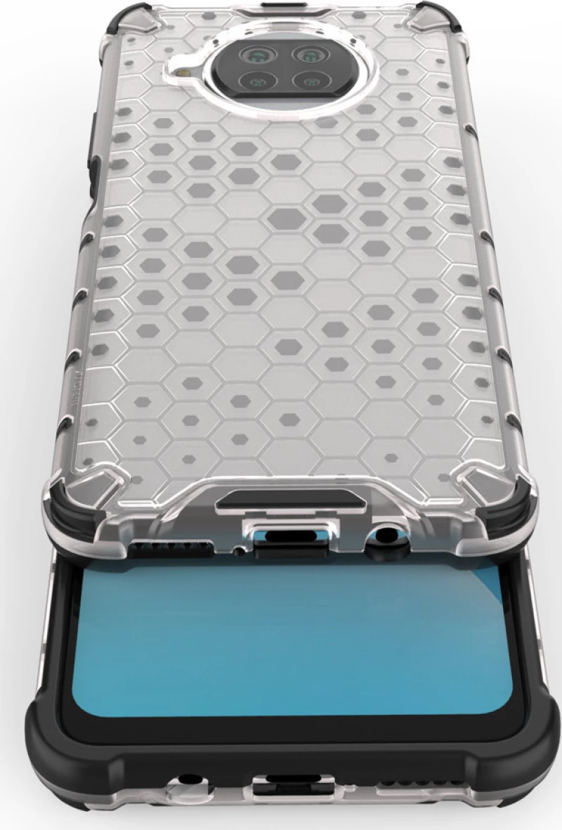 Hurtel Honeycomb Back Cover Συνθετική Ανθεκτική Διάφανο (Xiaomi Mi 10T Lite)