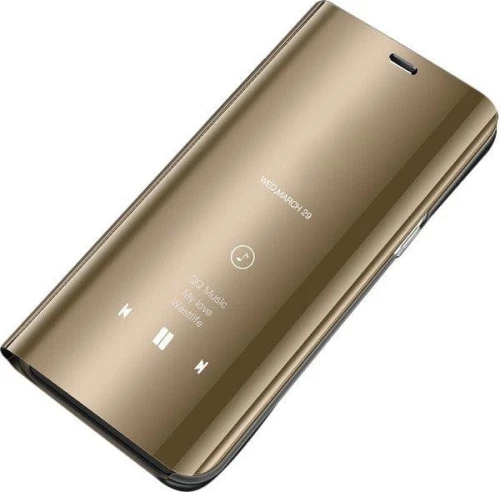 Clear View Book Χρυσό (Galaxy A30s)