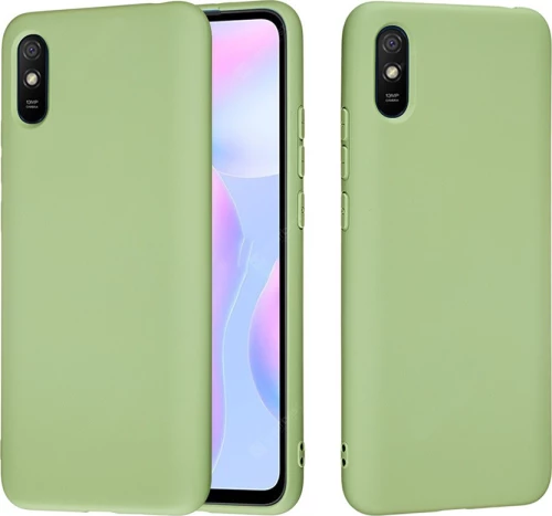 My Colors Liquid Back Cover Σιλικόνης Πράσινο (Redmi 9A)