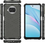 Hurtel Honeycomb Back Cover Συνθετική Ανθεκτική Μαύρο (Xiaomi Mi 10T Lite)