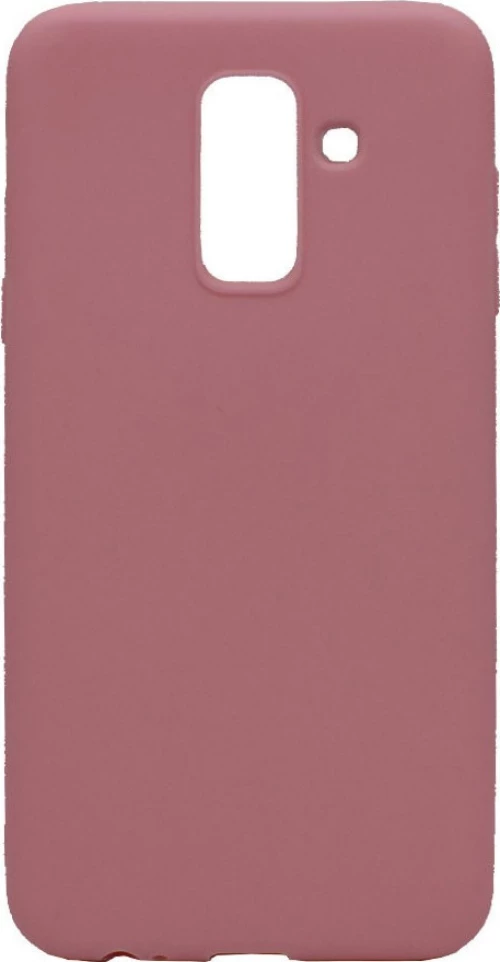 Θήκη σιλικόνης TPU Ultra Slim 0.3mm soft mat για Samsung A6 Plus 2018 - απαλό ροζ