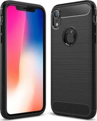 Carbon Fibre Brushed Μαύρο (iPhone XR)