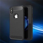 Carbon Fibre Brushed Μαύρο (iPhone XR)