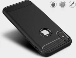 Carbon Fibre Brushed Μαύρο (iPhone XR)