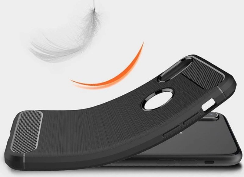 Carbon Fibre Brushed Μαύρο (iPhone XR)