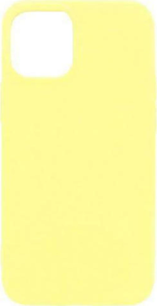 iNOS S-Cover Back Cover Σιλικόνης Κίτρινο (iPhone 12 Pro Max)