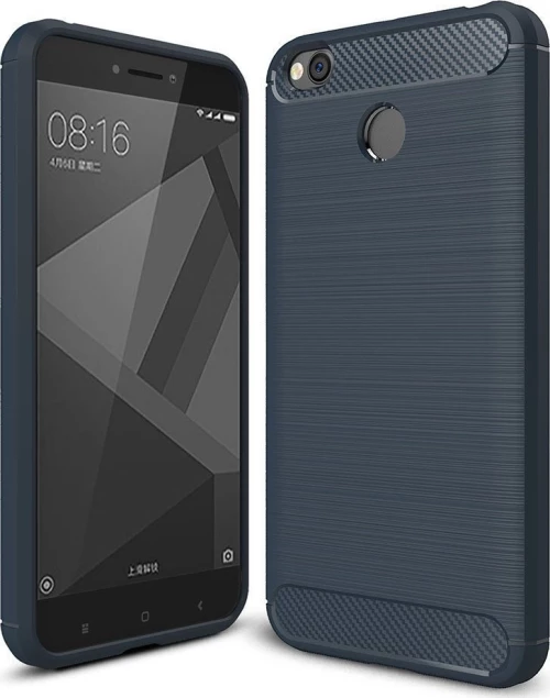 Brushed Carbon Μπλε (Xiaomi Redmi 4x)