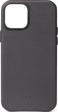 Decoded Back Cover Δερμάτινο Μαύρο (iPhone 12 mini)