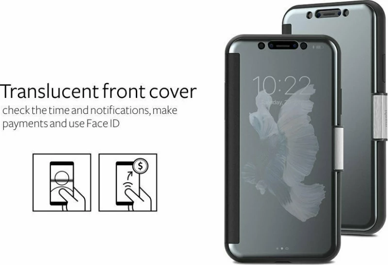 Moshi StealthCover Portfolio Ροζ (iPhone XR)