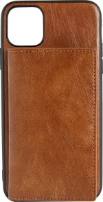 ΘΗΚΗ ΠΟΡΤΟΦΟΛΙ ΣΥΝΘΕΤΙΚΟ ΔΕΡΜΑ ΚΑΦΕ ΓΙΑ IPHONE 11 WALLET CASE 100.758