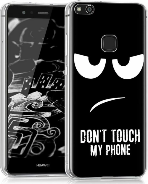 KWmobile Don't Touch My Phone White Black (Huawei P10 Lite)