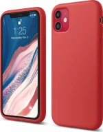Apple iPhone 11 Case, Slim Fit Liquid Silicone Gel Rubber Soft Case ,Fit Apple iPhone 11 6.1 inch 2019 - Red (oem)