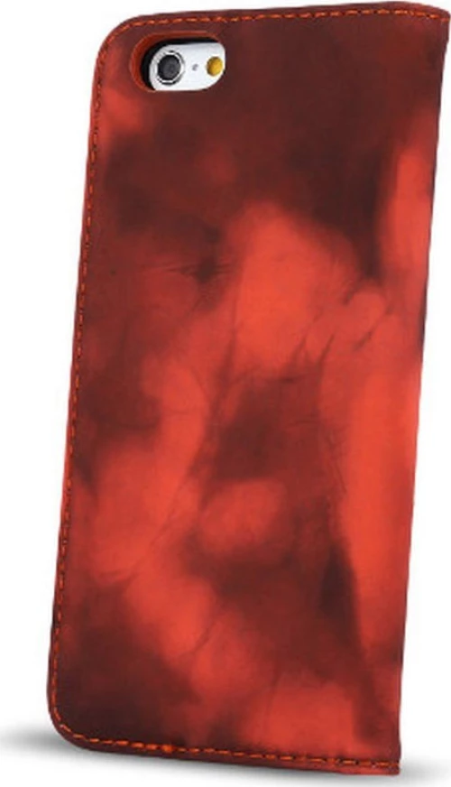 Powertech Smart Thermo Book Δερματίνης Μαύρο-Κόκκινο (Galaxy S8)