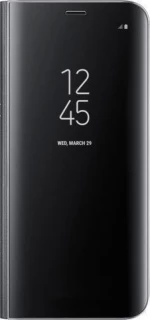 Clear View Book Μαύρο (Huawei Y6 Pro 2019)