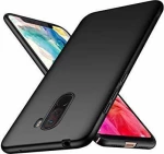 Σκληρή Θήκη Σιλικόνης για Xiaomi Pocophone F1 - Μαύρο (OEM)