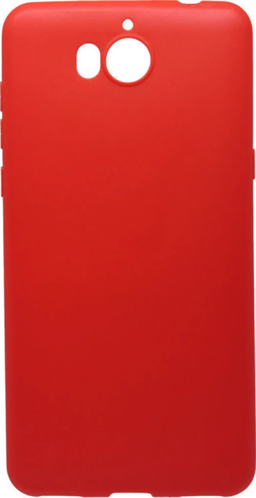 Back Cover Σιλικόνης Κόκκινο (Huawei Y6 2017)