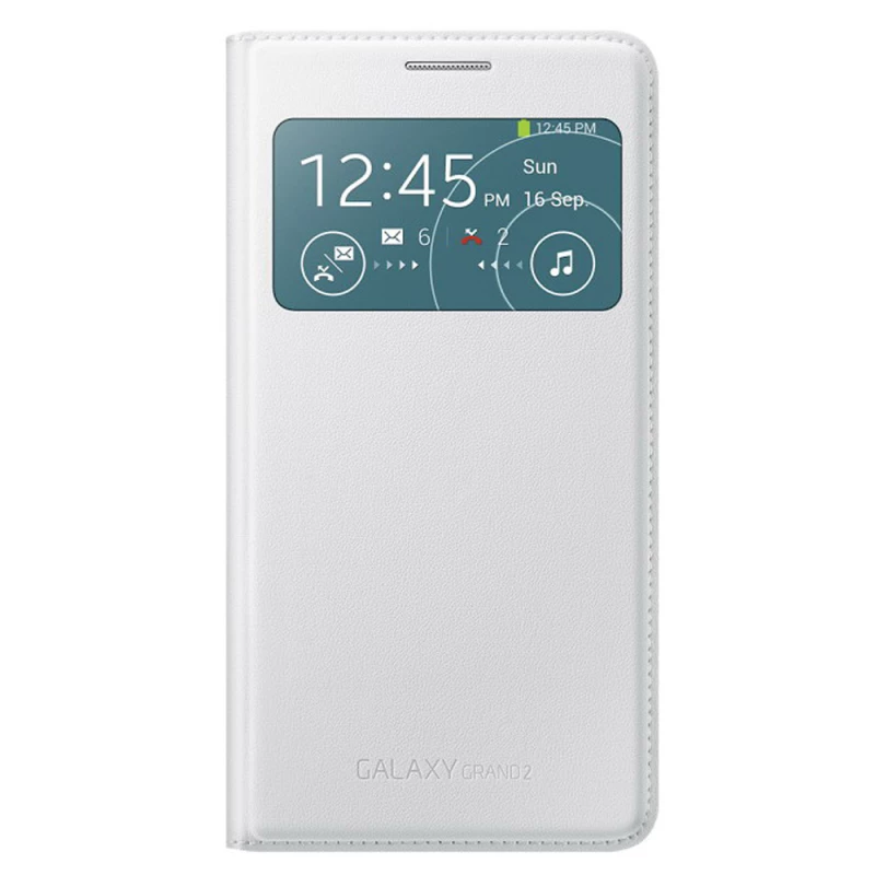 Samsung S-View Flip Cover White (G7102 Galaxy Grand 2)