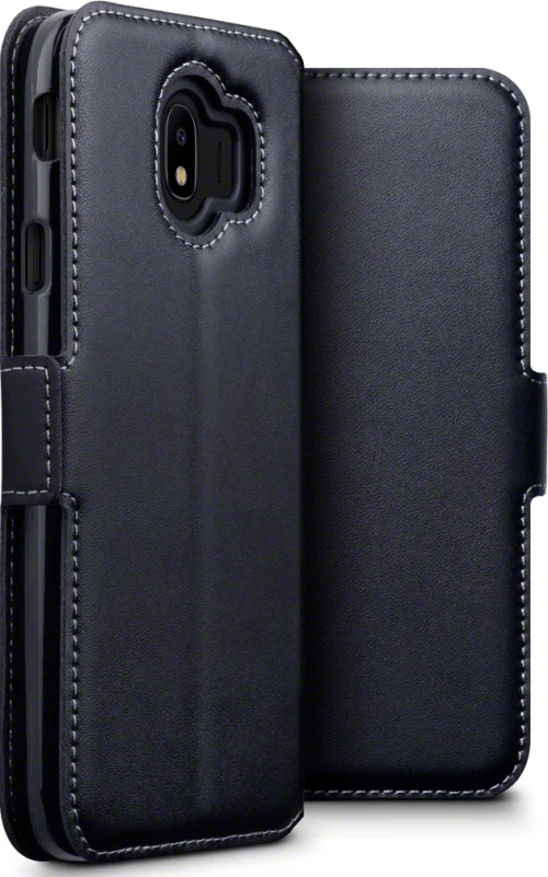 Terrapin Low Profile Wallet Δερμάτινο Μαύρο (Galaxy J4)