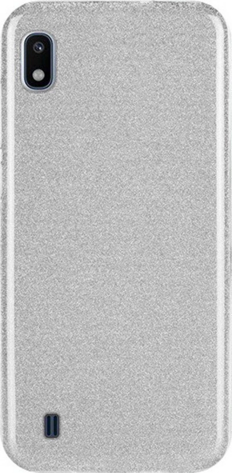 Shining Back Cover Σιλικόνης Ασημί (Galaxy A10)
