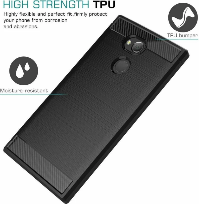Carbon Brushed Μαύρο (Xperia L2)