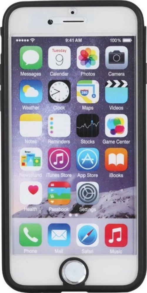 Θήκη Bumber για iphone 6 με κάλυμα Μαύρο Διάφανο IK607 OEM