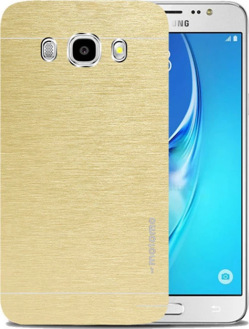 Motomo Back Cover Μεταλλικό Χρυσό (Galaxy J5 2016)