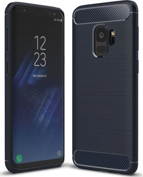 Brushed Carbon Μπλε (Galaxy S9)